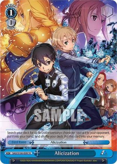 Alicization SAO/S100-E097 R Sword Art Online Animation 10th Anniversary Card