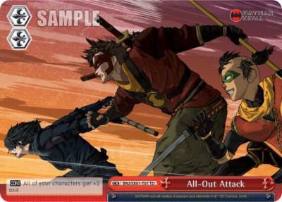 All Out Attack BNJ/SX01-T07 TD Batman Ninja Card