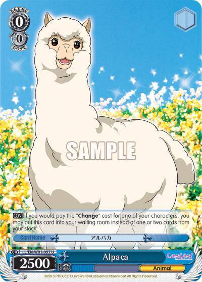 Alpaca LL/EN-W01-097 U Love Live! DX Card
