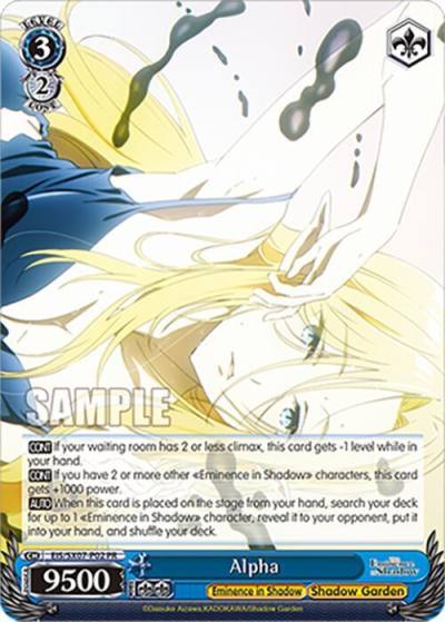 Alpha PR EIS/SX07-P02 The Eminence in Shadow Card