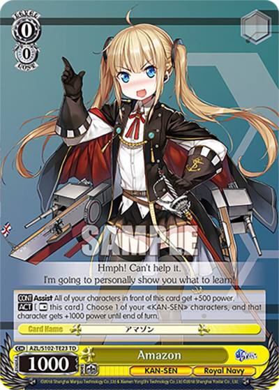 Amazon AZL/S102-TE23 TD Azur Lane Card