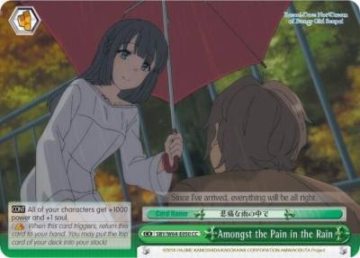 Amongst the Pain in the Rain SBY/W64-E050 CC Rascal Does Not Dream of Bunny Girl Senpai Card