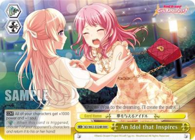 An Idol that Inspires RRR BD/W63-E024R RRR BanG Dream! Girls Band Party! Vol.2 Card