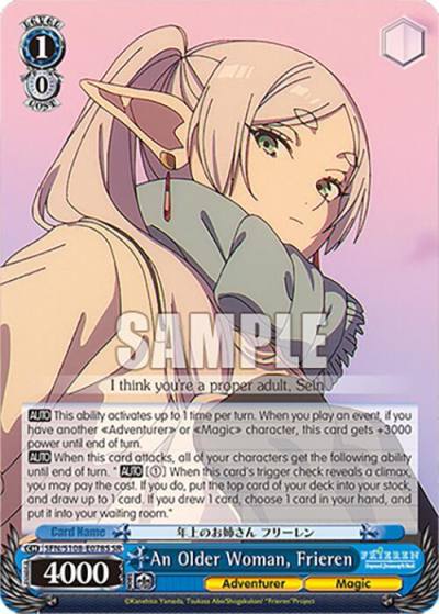An Older Woman Frieren SR SFN/S108-E078S SR Frieren: Beyond Journey’s End Card