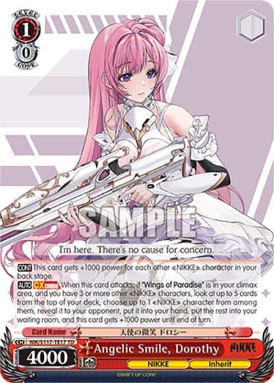 Angelic Smile Dorothy NIK/S117-TE17 TD GODDESS OF VICTORY: NIKKE Card