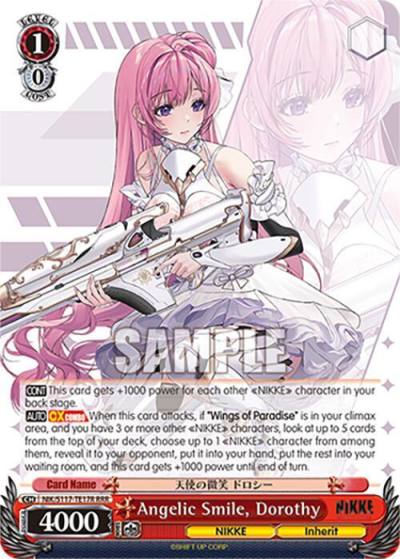 Angelic Smile Dorothy RRR NIK/S117-TE17R RRR GODDESS OF VICTORY: NIKKE Card