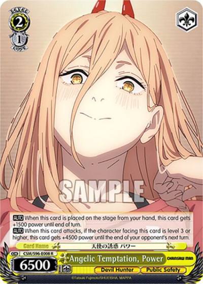 Angelic Temptation Power CSM/S96-E008 R Chainsaw Man Card