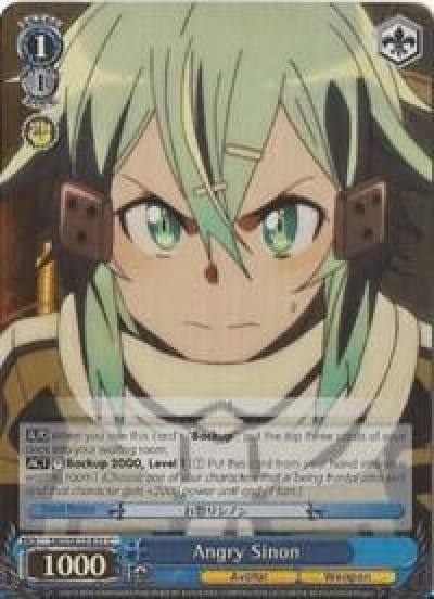 Angry Sinon Parallel Foil SAO/SE23-E31 C Sword Art Online II Card