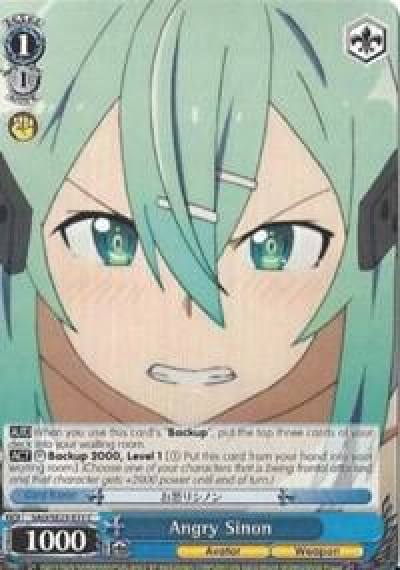 Angry Sinon SAO/SE23-E31 C Sword Art Online II Card