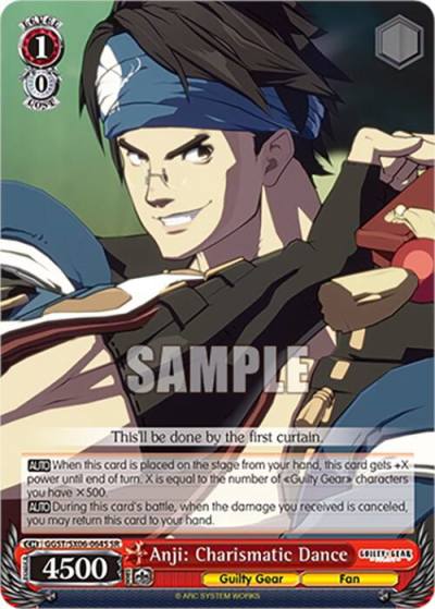 Anji Charismatic Dance SR GGST/SX06-064S SR Guilty Gear -Strive- Card