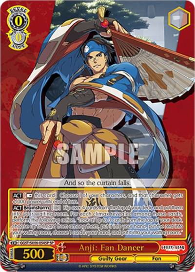 Anji Fan Dancer SP GGST/SX06-054SP SP Guilty Gear -Strive- Card