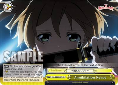 Annihilation Revue RSL/S98-E021 CR Revue Starlight The Movie Card