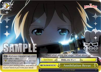 Annihilation Revue SCC RSL/S98-E021SCC SCC Revue Starlight The Movie Card
