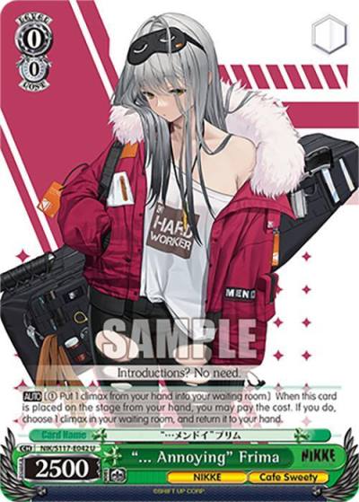 Annoying Frima NIK/S117-E042 U GODDESS OF VICTORY: NIKKE Card