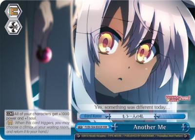 Another Me RRR PI/EN-S04-E082R RRR Fate/kaleid liner PRISMA ILLYA DX Card