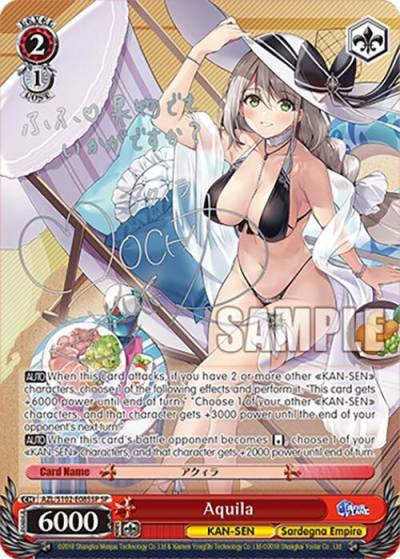 Aquila SP Silver Signature AZL/S102-E085SP SP Azur Lane Card