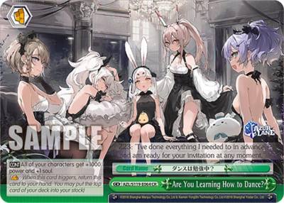 Are You Learning How to Dance AZL/S119-E064 CR Azur Lane Vol. 2 Card