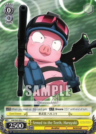 Armed to the Teeth Haruyuki AW/S43-E021 C Accel World -Infinite Burst- Card