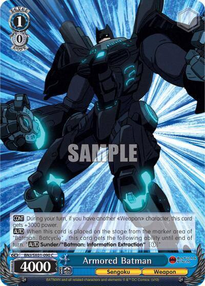 Armored Batman BNJ/SX01-090 C Batman Ninja Card