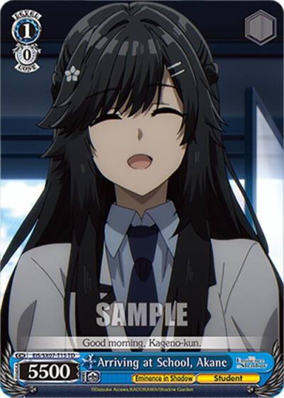 Arriving at School Akane EIS/SX07-T15 The Eminence in Shadow Card