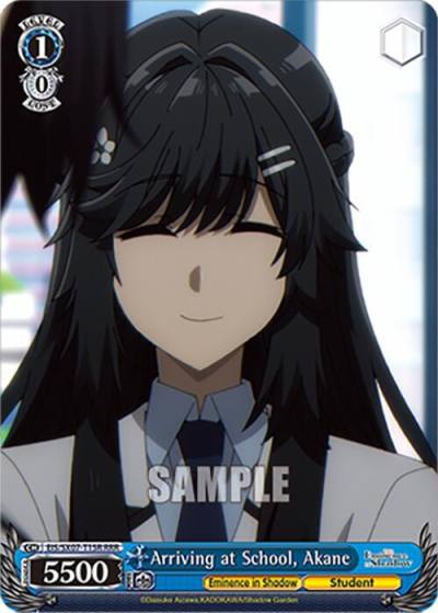 Arriving at School Akane RRR EIS/SX07-T15R The Eminence in Shadow Card