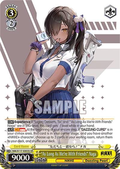 As Long As Were With Friends Naga SR NIK/S117-E003S SR GODDESS OF VICTORY: NIKKE Card