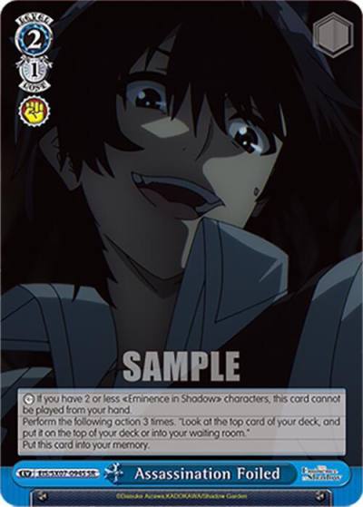 Assassination Foiled SR EIS/SX07-094S The Eminence in Shadow Card