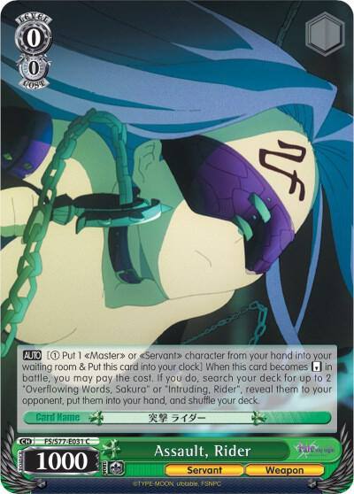 Assault Rider FS/S77-E031 C Fate/stay night [Heaven’s Feel] Vol.2 Card