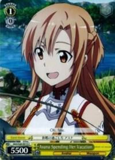 Asuna Spending Her Vacation SAO/S26-E015 C Sword Art Online Vol.2 Card