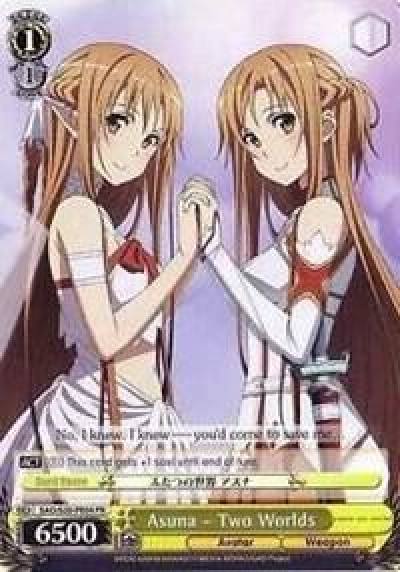 Asuna Two Worlds SAO/S20-PE04 PR Sword Art Online Card