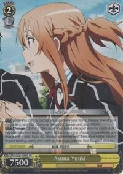 Asuna Yuuki SR SAO/S26-E006S SR Sword Art Online Vol.2 Card