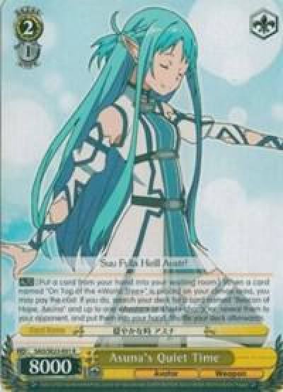 Asunas Quiet Time SAO/SE23-E01 R Sword Art Online II Card