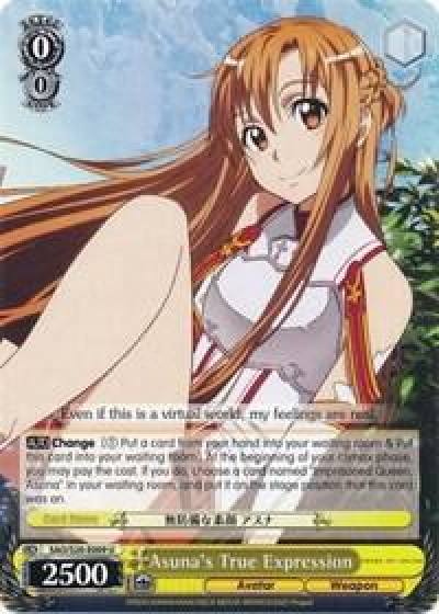 Asunas True Expression SAO/S20-E009 U Sword Art Online Card