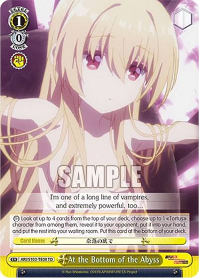 At the Bottom of the Abyss ARI/S103-TE08 TD Arifureta: From Commonplace to World's Strongest Card