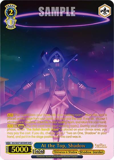 At the Top Shadow SHR EIS/SX07-085SHR The Eminence in Shadow Card