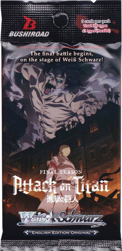 Attack on Titan Final Season Booster Pack Attack On Titan: Final Season Card