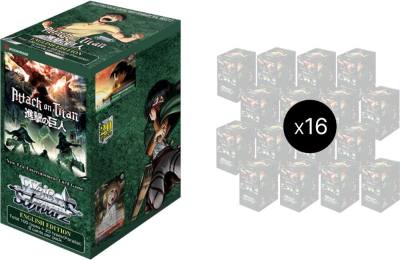 Attack on Titan Vol 2 Booster Box Case  Attack on Titan Vol. 2 Card