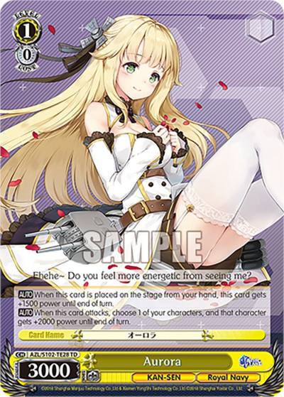 Aurora AZL/S102-TE28 TD Azur Lane Card