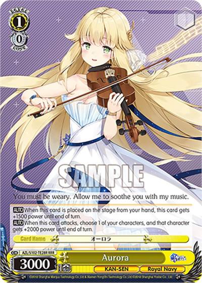 Aurora RRR AZL/S102-TE28R RRR Azur Lane Card