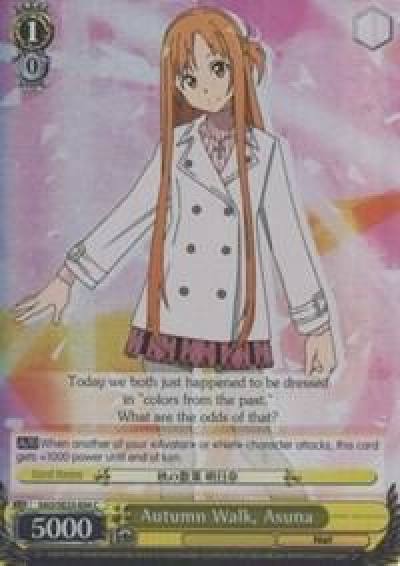 Autumn Walk Asuna Parallel Foil SAO/SE23-E04 C Sword Art Online II Card