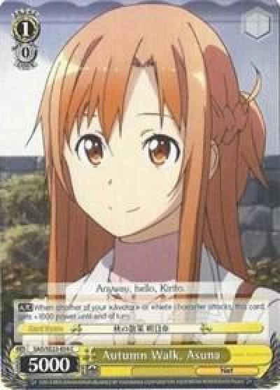 Autumn Walk Asuna SAO/SE23-E04 C Sword Art Online II Card