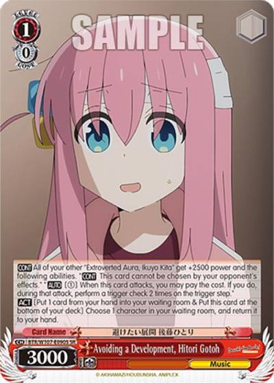 Avoiding a Development Hitori Gotoh SR BTR/W107-E090S SR BOCCHI THE ROCK! Card