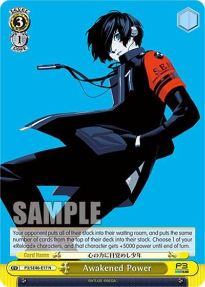Awakened Power P3/SE46-E17N Persona 3 Reload Premium Booster Card