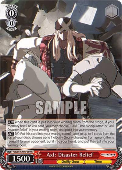 Axl Disaster Relief GGST/SX06-069 C Guilty Gear -Strive- Card