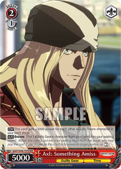 Axl Something Amiss RRR GGST/SX06-T07R RRR Guilty Gear -Strive- Card