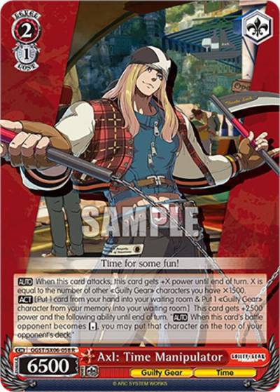 Axl Time Manipulator GGST/SX06-058 R Guilty Gear -Strive- Card