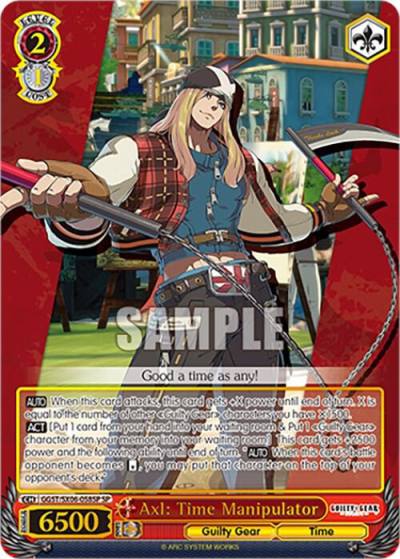 Axl Time Manipulator SP GGST/SX06-058SP SP Guilty Gear -Strive- Card