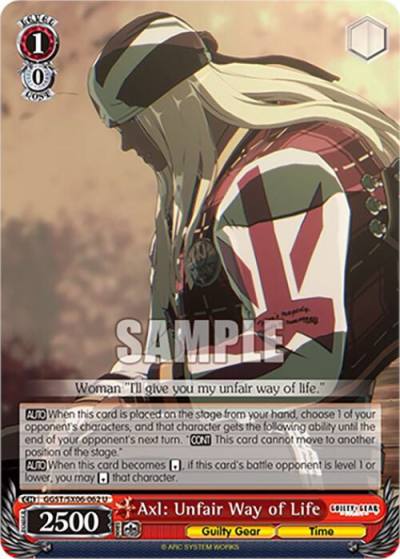 Axl Unfair Way of Life GGST/SX06-062 U Guilty Gear -Strive- Card
