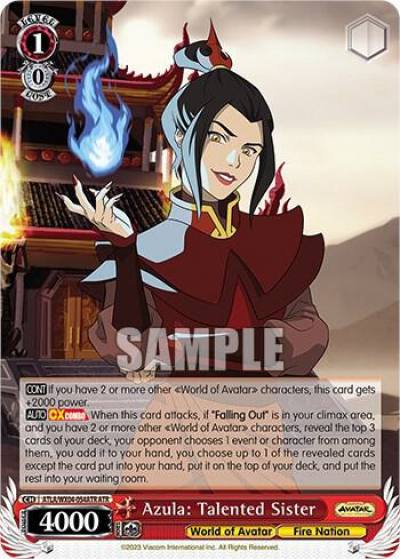 Azula Talented Sister ATR ATLA/WX04-054ATR ATR Avatar: The Last Airbender Card