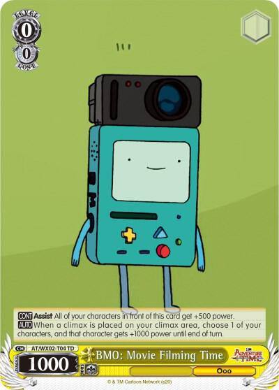 BMO Movie Filming Time AT/WX02-T04 TD Adventure Time Card